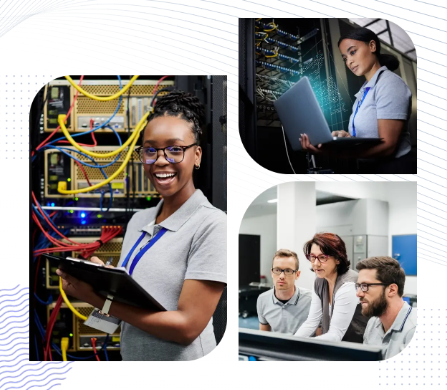 Profesionales aprendiendo redes y tecnología Cisco